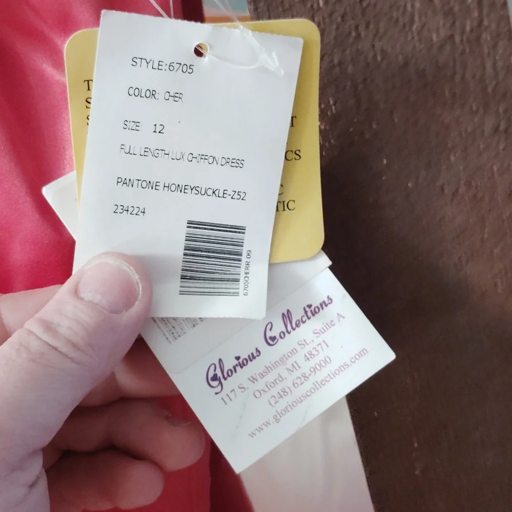 After Six Vibrant Red Maxi Dress - Picture 2 of 6